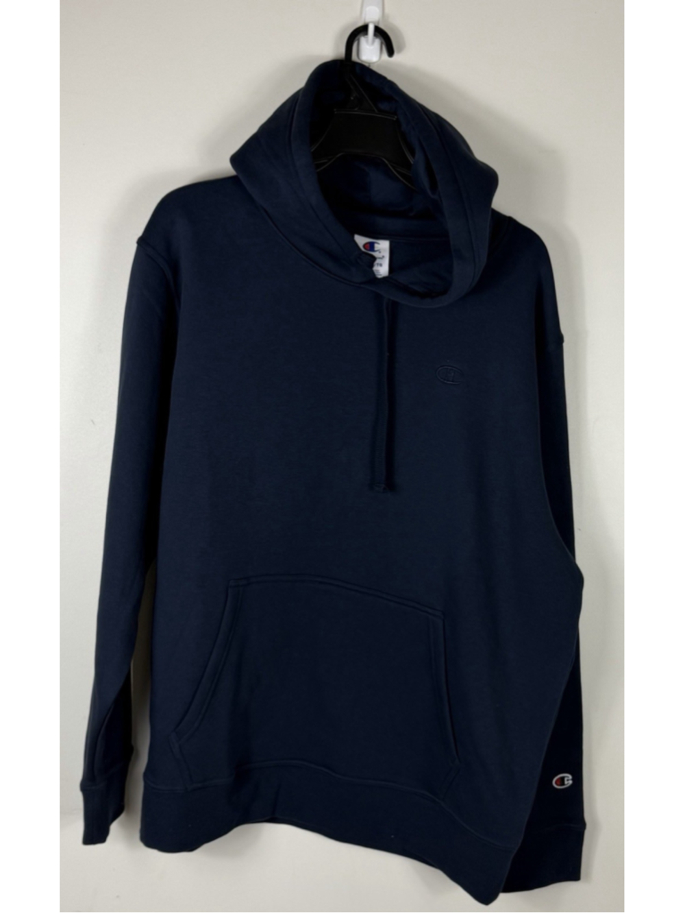 champion powerblend navy hooded hoodie sweatshirt size XL NWOT